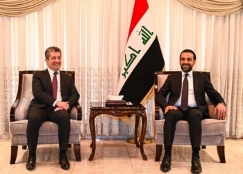 سەرۆکێ حکومەتا هەرێما کوردستانێ ل گەل سەرۆکێ جڤاتا نوونه‌رێن عێراقێ کۆمبوو