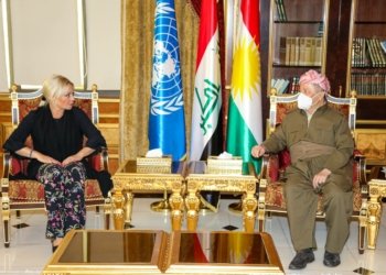 سه‌رۆك بارزانى پێشوازى ل هنارتییا تایبه‌ت یا سكرتێرێ گشتى یێ رێكخراوا نه‌ته‌وه‌یێن ئێكگرتى ل عیراقێ كر