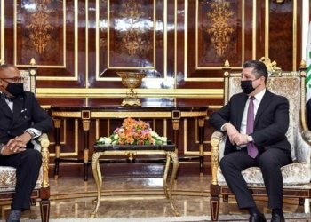 سه‌رۆكێ حكومه‌تێ پێشوازى ل كونسۆلێ گشتى یێ نوو یێ ئه‌مریكا كر