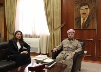 كچه‌كا ئێزدى بوویه‌ په‌یڤدارا باره‌گایێ بارزانى