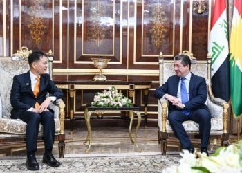 سه‌رۆكێ حكومه‌تا هه‌رێما كوردستانێ پیشوازى ل كونسۆلێ گشتى یێ نوو یێ كوریا باشۆر ل كوردستانێ كر