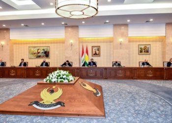 جڤاتا وه‌زیرێن هه‌رێما كوردستانێ ب سه‌رپه‌رشتییا مه‌سرور بارزانى كۆمبوو