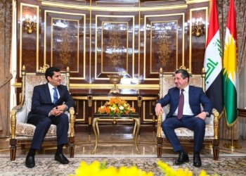 مه‌سرور بارزانى پێشوازى ل كۆنسۆلێ گشتییێ كوێتێ ل هه‌رێما كوردستانێ كر