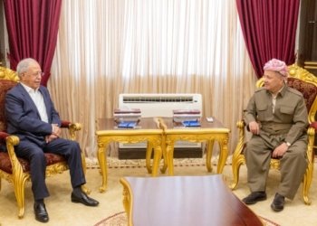 سه‌رۆك بارزانى پێشوازى ل سه‌رۆكێ ده‌زگه‌هێ ره‌وشه‌نبیرى و راگه‌هاندنێ یێ مه‌دا كر