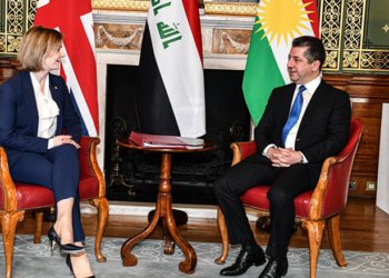 سه‌رۆك وه‌زیرێن بریتانیا بۆ مه‌سرور بارزانى : هیڤیدارم پێكڤه‌ كار بۆ بهێزتركرنا په‌یوه‌ندییێن خوه‌ بكه‌ین