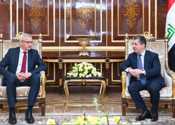 بالیۆزێ ئه‌لمانیا بۆ مه‌سرور بارزانى: دێ ل سه‌ر پشته‌ڤانیكرنا هێزێن پێشمه‌رگه‌ى د به‌رده‌وامبین