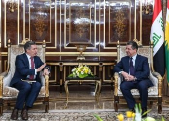  سه‌رۆكێ حکومەتێ پێشوازى ل‌ نوونه‌رێ ئه‌مريكا بۆ كاروبارێن باكورێ رۆژهەلاتێ سووريا كر