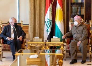 سەرۆک بارزانی پێشوازی ل سەرۆکێ لژنا پەیوەندی یێن دەرڤه‌ یێ پەرلەمانێ فره‌نسا كر