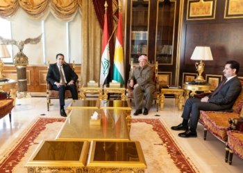 سەرۆك بارزانی پێشوازی ل جێگرێ ئێکێ یێ سەرۆكێ جڤاتا نوونەرێن عیراقێ کر