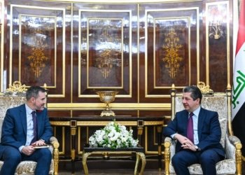 سەرۆکێ حکومەتا هەرێما کوردستانێ پێشوازی ل بالیۆزێ کەنەدا ل عێراقێ كر