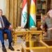 سەرۆك بارزانی و مسته‌فا كازمى ره‌وشا سیاسییا عیراقێ گۆتۆبێژكر