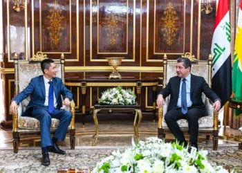 مه‌سرور بارزانى پێشوازى ل بالیۆزێ چینێ ل عیراقێ كر