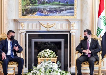 سه‌رۆكێ حكومه‌تا هه‌رێما كوردستانێ پێشوازى ل شانده‌كێ بلند یێ ژوورا بازرگانییا كلدانى ئه‌مریكى و دامه‌زراوه‌یێن كۆمه‌لگه‌ها كلدانییان كر