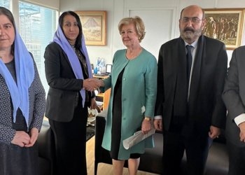 میرێ ئێزدیان سه‌ره‌دانا باره‌گایێ نه‌ته‌وێن ئێكگرتى كر