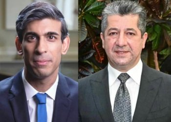 سه‌رۆكوه‌زیرێن نوو یێ بریتانیا نامه‌یه‌ك بۆ مه‌سرور بارزانى هنارت