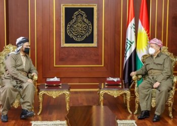 سه‌رۆك بارزانى عه‌لى قه‌ره‌داغى زمانێ گه‌فان ره‌ت دكه‌ن