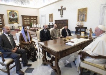 میرێ ئێزدییان سه‌ره‌دانا پاپایێ ڤاتیكانێ ل رۆما كر