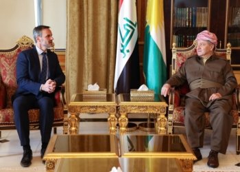 سەرۆك بارزانی پێشوازی ل كونسولێ هۆلەندا ل هەولێرێ كر