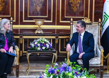 سەرۆکێ حکومەتا هەرێما کوردستانێ پێشوازی ل بالیۆزا ئەمریکا ل عیراقێ كر