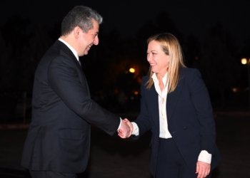 سه‌رۆكوه‌زیرا ئیتالیا سۆپاسیا مه‌سرور بارزانى كر