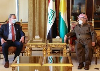 سەرۆك بارزانی پێشوازی ل کونسولێ ئەلمانیا ل هەولێرێ كر