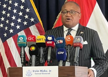 كونسۆلێ گشتییێ ئه‌مریكا : دێ ل ڤێرێ مینین و مه‌ پابه‌ندى به‌رامبه‌ر هه‌رێما كوردستانێ هه‌یه‌