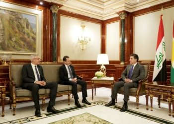 نێچيرڤان بارزانى ل گه‌ل باليۆزێن فره‌نسا و ئه‌ڵمانيا كۆمبوو