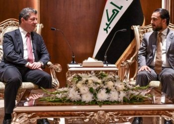 مەسرور بارزانی و محەمەد حەلبووسی كۆمبوون