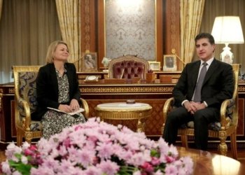 سه‌رۆكێ هه‌رێمێ پێشوازى ل كۆنسولا نوو یا بريتانيا ل هه‌ولێرێ كر