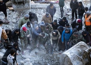  نووترین ئامارێن قوربانی یێن ئه‌ردهه‌ژا توركییا و سوورییێ هاتنه‌ راگه‌هاندن