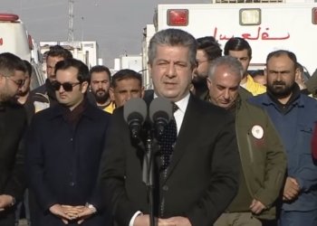 مه‌سرور بارزانى پێشوازى ل تیمێن هه‌وارهاتنێ یێن هه‌رێما كوردستانێ كر