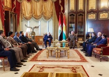 سەرۆک بارزانی پێشوازی ل شاندەکێ بلند یێ هێزێن گۆڕان دیموکرات کر