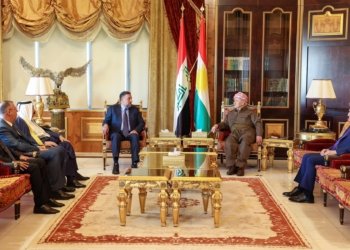 سەرۆک بارزانی پێشوازی ل سەرۆکێ هەڤپەیمانییا سیادە کر