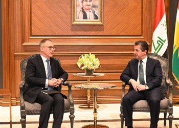 سه‌رۆكێ حكومه‌تا هه‌رێما كوردستانێ و بالیۆزێ ئیتالیا ل عیراقێ كۆمبوون