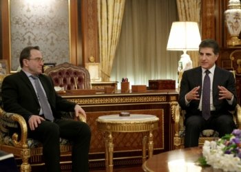 نێچیرڤان بارزانى پێشوازى ل بالیۆزێ رووسیا كر