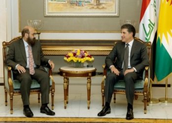 نێچيرڤــان بــارزانى و ميــر حـــازمی تــه‌كــه‌زی ل سه‌ر بجهئینانــا رێككه‌فتنـــا ئـــاساییکـــرنــــا شنگـــالــــێ كـــــر