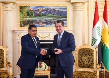 مه‌سرور بارزانى پێشوازى ل وه‌زیرێ ده‌وله‌تێ ل وه‌زاره‌تا ده‌رڤه‌ یا بریتانیا كر