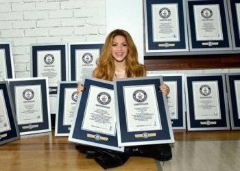 شاكیرایێ چار ریكۆردێن نوو ل گینسێ تۆماركرن