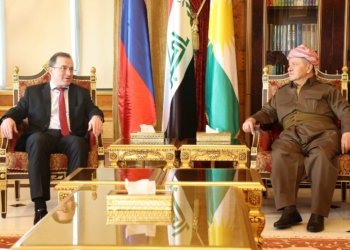 سه‌رۆك بارزانى پێشوازى ل بالیۆزێ رووسیا ل عیراقێ كر