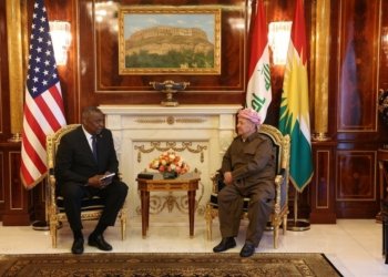 سەرۆک بارزانی: دگەل وەزیرێ بەڕەڤانییا ئەمریکا مە کۆمەکا بابەتێن گرنگ گوتوبێژکرن