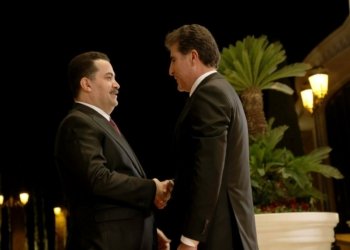 نێچیرڤان بارزانی و محەمەد شیاع سوودانی ڕەوشا عیراقێ شرۆڤه‌ کرن