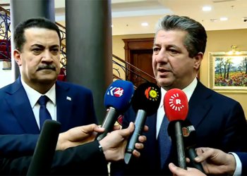 ناڤه‌رۆكا پرێسكۆنفرانسێ مه‌سرور بارزانى و محه‌مه‌د شیاع سوودانى