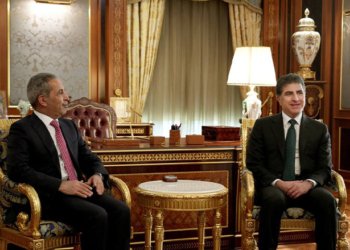 نێچیرڤان بارزانى و فائق زێدانى گوتوبێژا گرنگییا رۆلێ دادوه‌ر و دادگه‌هێن عیراقێ كر