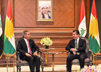 سه‌رۆكێ حكومه‌تا هه‌رێما كوردستانێ دگه‌ل سه‌رۆكێ جڤاتا بلندا دادوه‌رییا عیراقێ كۆمبوو