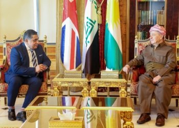 سه‌رۆك بارزانى پێشوازى ل شانده‌كێ حكومه‌تا بریتانیا كر