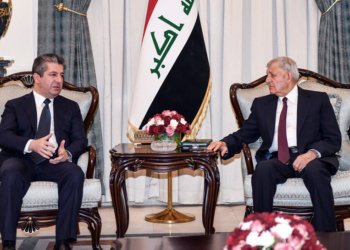 سه‌رۆكێ حكومه‌تا هه‌رێما كوردستانێ دگه‌ل سه‌رۆككۆمارێ عیراقێ كۆمبوو