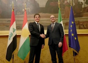 نێچیرڤان بارزانى : هه‌رێما كوردستانێ حه‌زدكه‌ت په‌یوه‌ندییێن خوه‌ دگه‌ل ئیتالیا پتر پێشڤه‌ببه‌ت