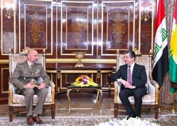 مەسرور بارزانی پێشوازی ل فەرماندەیێ هێزێن ئیتالیا ل عیراق و هەرێما کوردستانێ كر