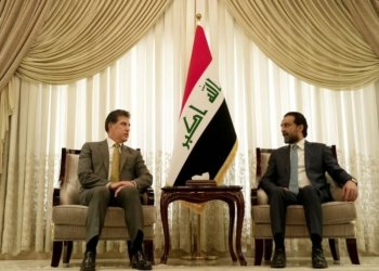 سه‌رۆكێ هه‌رێما كوردستانێ ل ‌گه‌ل سه‌رۆكێ جڤاتا نوونه‌رێن عێراقێ كۆمبوو‌