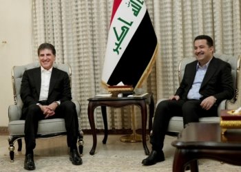 سەرۆکێ هەرێما کوردستانێ و سەرۆک وەزیرێن عیراقێ هاریکارییێن هەڤپشک گۆتوبێژ دکەن